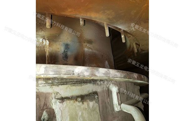磨煤机机座内外密封改造前