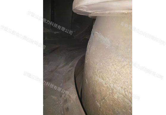 磨煤机机座内外密封改造前